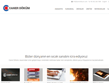 Tablet Screenshot of canerdokum.com
